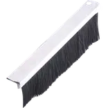 Svalk børstetætningsliste F-form 24 mm x 1 m hvid