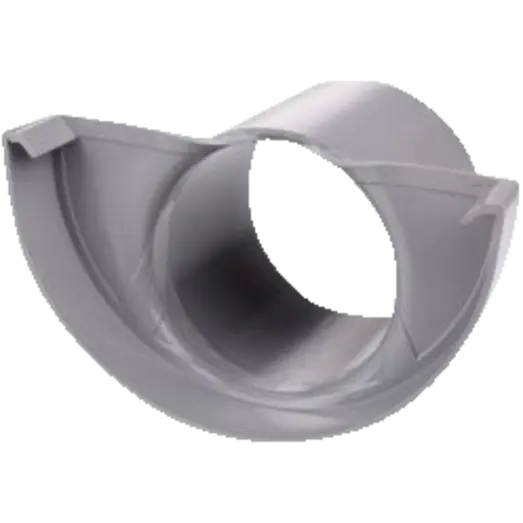 Plastmo endebund med tud NR. 11 75 mm grå
