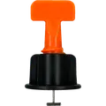 Tilefix T-Spin genanvedelig nivelleringsskrue 50 stk