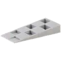 Harpun standard kile grå 43x88x15 mm 550 stk.