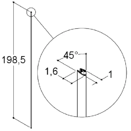 Scanbad Match magnetliste til D brusevæg 198,5 cm