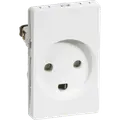 LK Fuga indsats stikkontakt 1 1/2 modul hvid