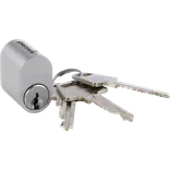 Jasa cylinder 6-stift oval m/3 nøgler 1 stk