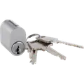 Jasa cylinder 6-stift oval m/3 nøgler 1 stk