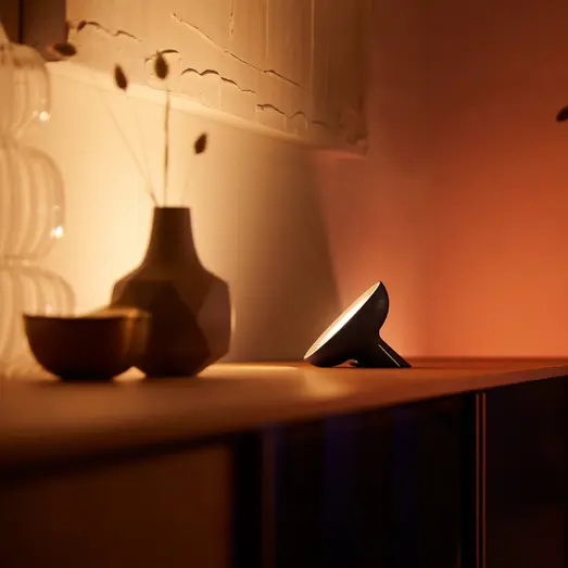 Philips Hue Bloom bordlampe LED sort