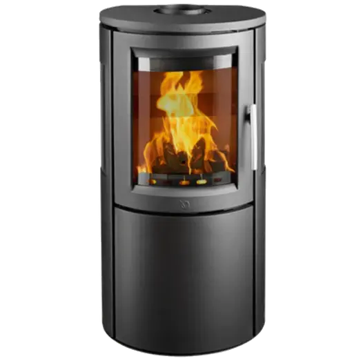 Varde Lyon Air brændeovn sort