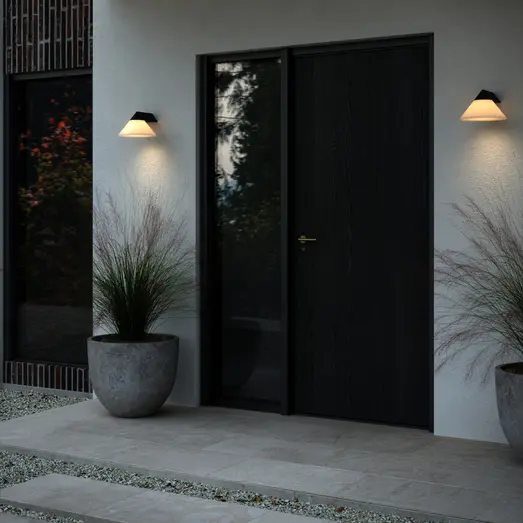 Nordlux Linas udendørs væglampe E17 sort