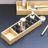 Scanbad rumdeler til skuffer 4,5x113x0,3 cm sort