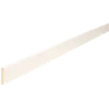 HT 34H fyr forkantliste 1 rund kant hvid 5x33x3000 mm