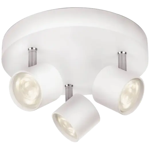 Philips Star LED spot 3x4W hvid