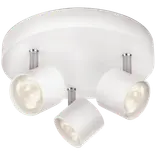 Philips Star LED spot 3x4W hvid