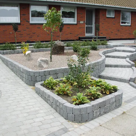 Multikant brud grå - 14x21x14 cm