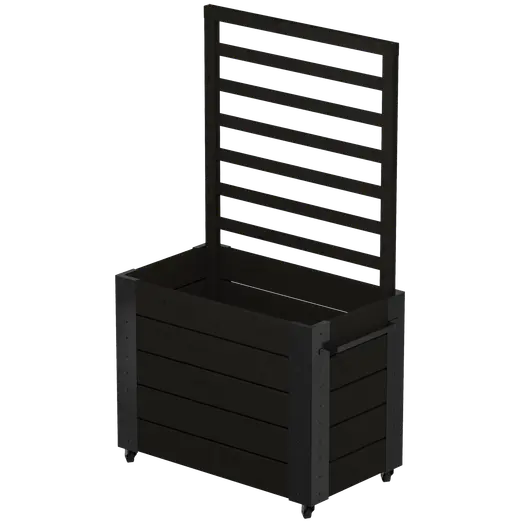 Plus Cubic Blomsterkasse m/espalier og hjul 155 cm