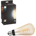 Philips Hue LED edison pære E27 7W ST72 filament hvid ambiente