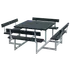 Plus Picnic bord/bænkesæt med 4 ryglæn 224 cm
