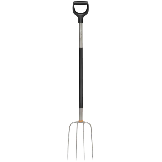 Fiskars ergonomisk kompostgreb grå