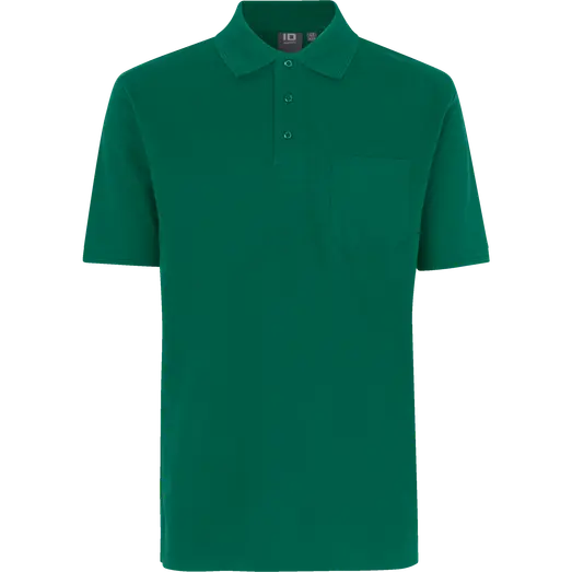 ID klassisk herre poloshirt grøn
