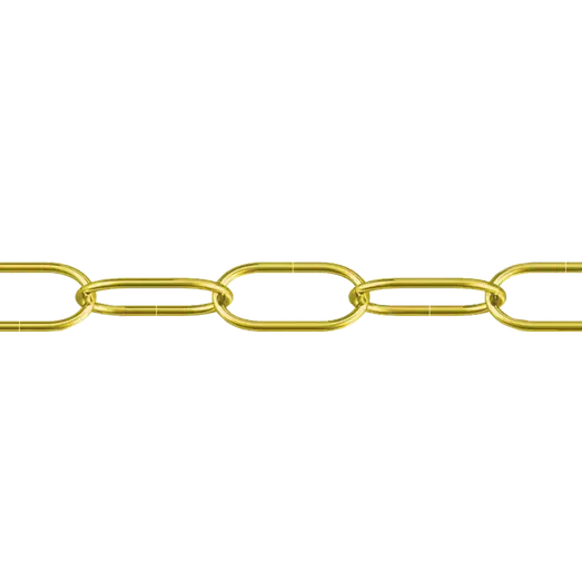Roliba urkæde formessinget stål Ø2,2 mm x 2 m
