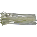 E-Line kabelstrips 7,5x378 mm 50 stk transparent