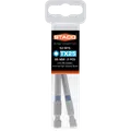 Staco 1/4" TX25 bit blå 89 mm 2 stk.