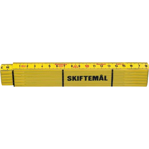 Hultafors G59-2 SM meterstok gul 2 meter 12 led