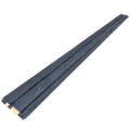 Træbeklædning lodret m/2 spor 22x150 mm - grundmalet sort