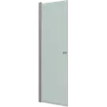 Scanbad svingdør A 79x200cm børstet satin/isglas