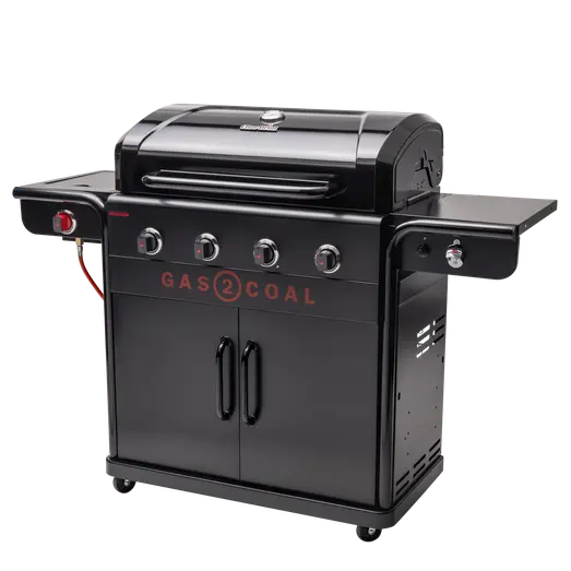 Char-Broil Gas2Coal Special Edition 4 - hybridgrill (gasgrill/kulgrill) med 4 brændere
