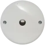 E-Line udløbsroset 5P T-MODEL Ø80 mm hvid