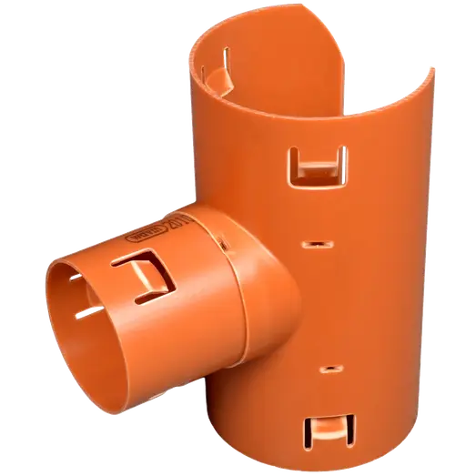 Wavin drænsadelgrenrør f/dræn 80/80x90GR