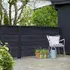 PLUS Klink Profilhegn 174×91 cm Sort