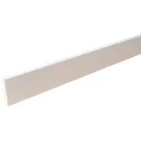 HT 38H fyr forkantliste 1 rund kant hvid 9x33x3000 mm