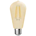 Nordlux Deco E27 ST64 classic dim dekorativ pære 2500K guldfarvet