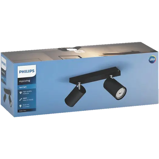 Philips Kosipo spot 2x10W sort