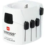Verdensadapter Pro 6,3A hvid