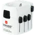 Verdensadapter Pro 6,3A hvid