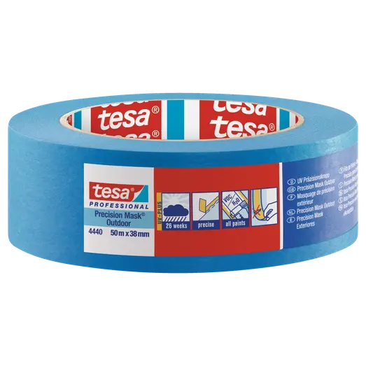 Tesa® 4440 Professionel udendørs malertape 50 m x 38 mm blå