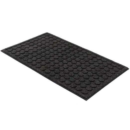 Clean Carpet dørmåtte ECO Redonda 45x75 cm antracit