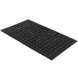 Clean Carpet dørmåtte ECO Redonda 45x75 cm antracit