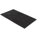 Clean Carpet dørmåtte ECO Redonda 45x75 cm antracit
