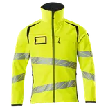 Mascot Accelerate Safe softshell jakke hi-vis gul/mørk marine