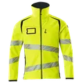 Mascot Accelerate Safe softshell jakke hi-vis gul/mørk marine