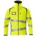 Mascot Accelerate Safe softshell jakke hi-vis gul/sort