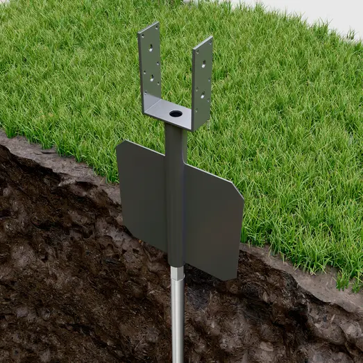 GroundPlug® Twister stolpebeslag M20/0100