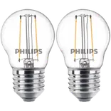 Philips Classic LED pære E27 25W 2 pack