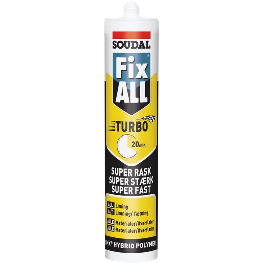 Soudal Montagelim Fix All Turbo hvid 290 ml