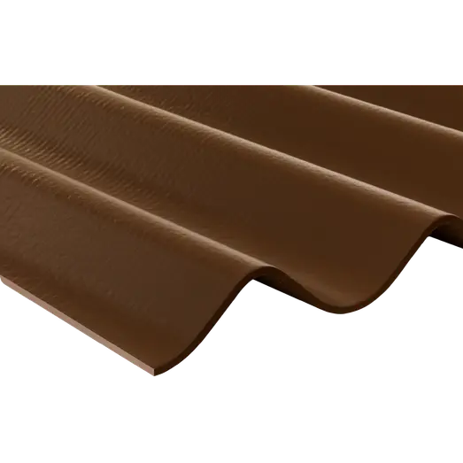 Bølgeplade B7 FK mokka 1100 x 570 mm