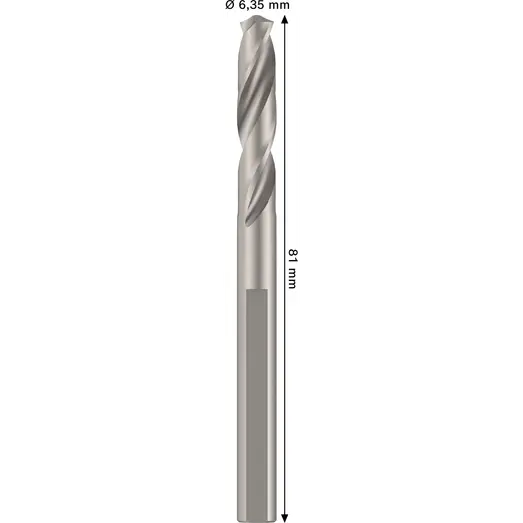 Bosch Standardholder til centerbor, HSS-G, 6,35x40 mm