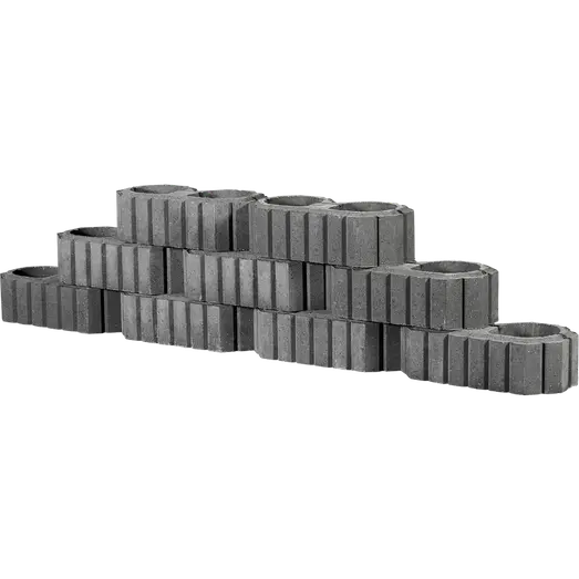 IBF plantesten Type 8, 50x25x15 cm, antracit