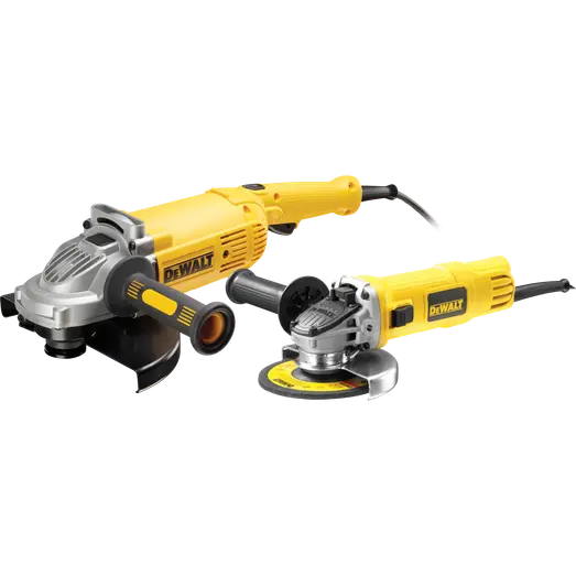 DeWALT DWE492DUO2 vinkelslibersæt 2200W 230 mm + 900W 125 mm